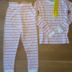 NWT Girls LAKE Striped Pajama Set - Candy | 5 year (Valentine’s Day!)